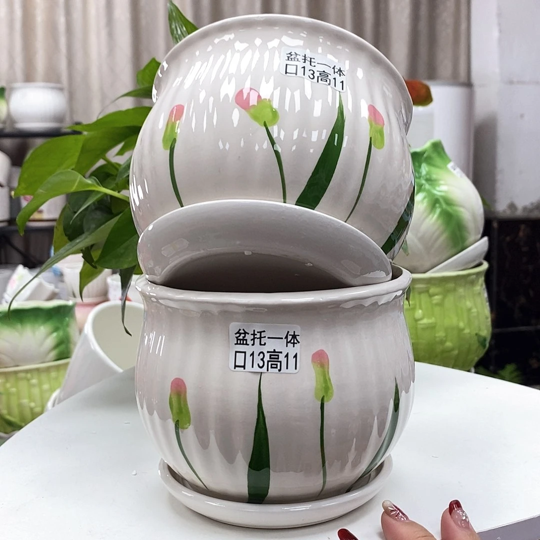 陶瓷@陶瓷花盆@@5838571869