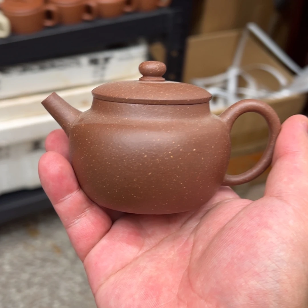 茶壶紫砂150cc天青平盖莲子