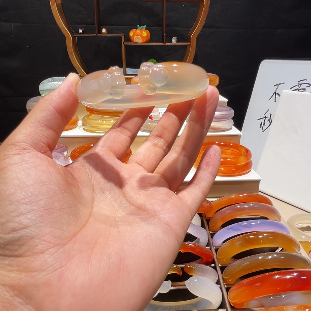 玛瑙/玉髓未镶嵌手镯