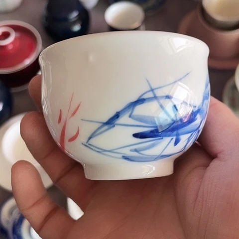 摆件景德镇陶瓷手绘主人杯