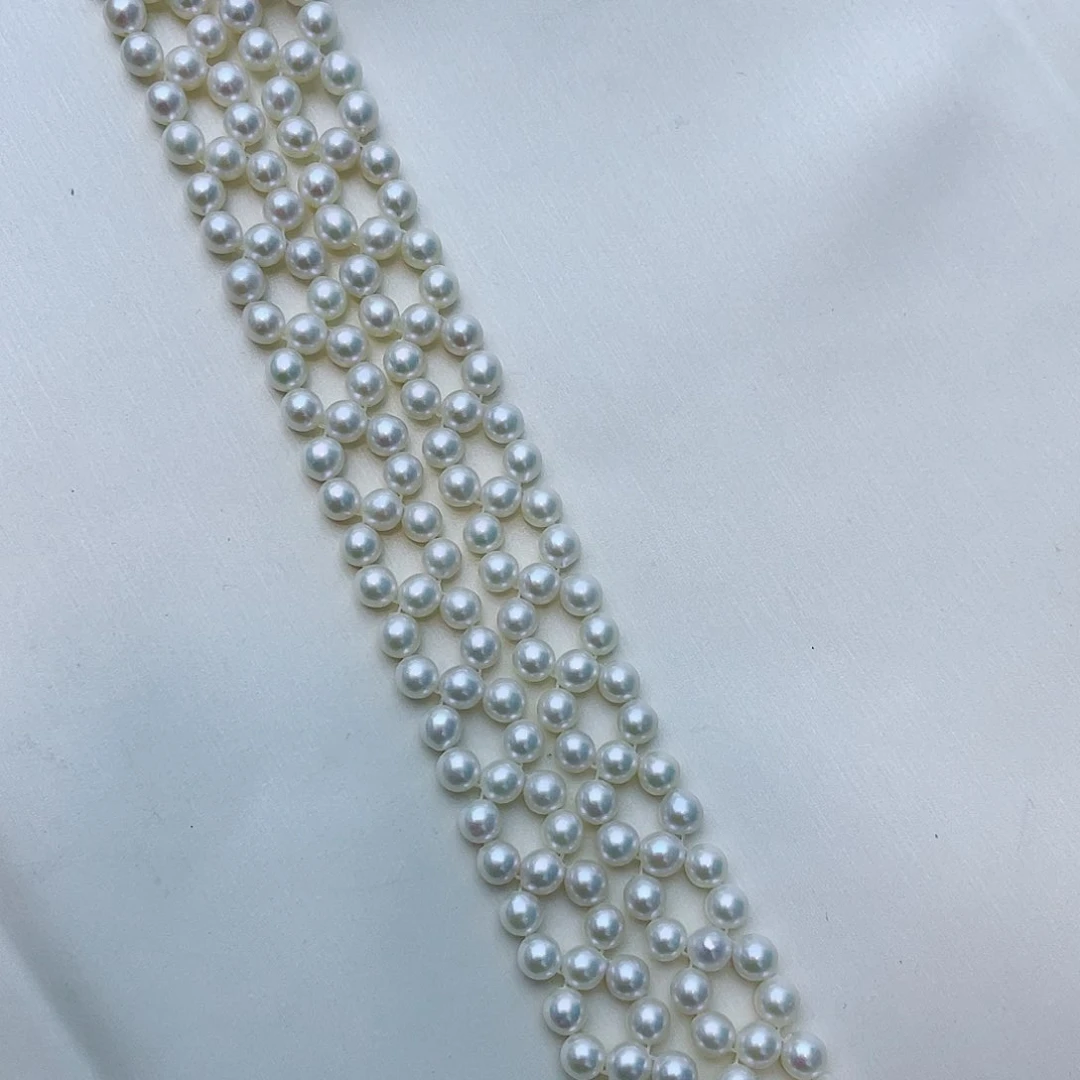 淡水珍珠未镶嵌颈饰w2