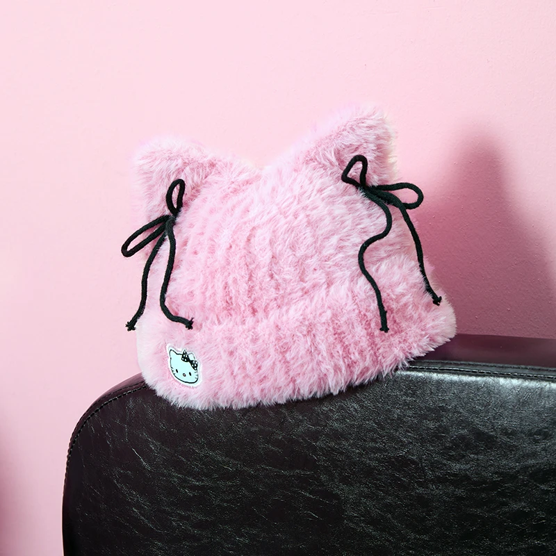 Hello Kitty闪闪派对系列-可爱造型帽（粉色）