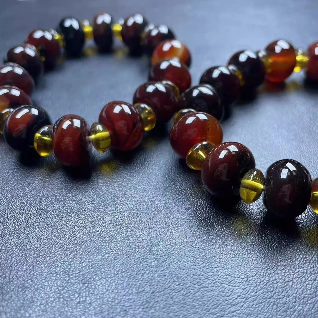 G1莫高窟算盘珠玛瑙宝石(多样性发货拍一发一)