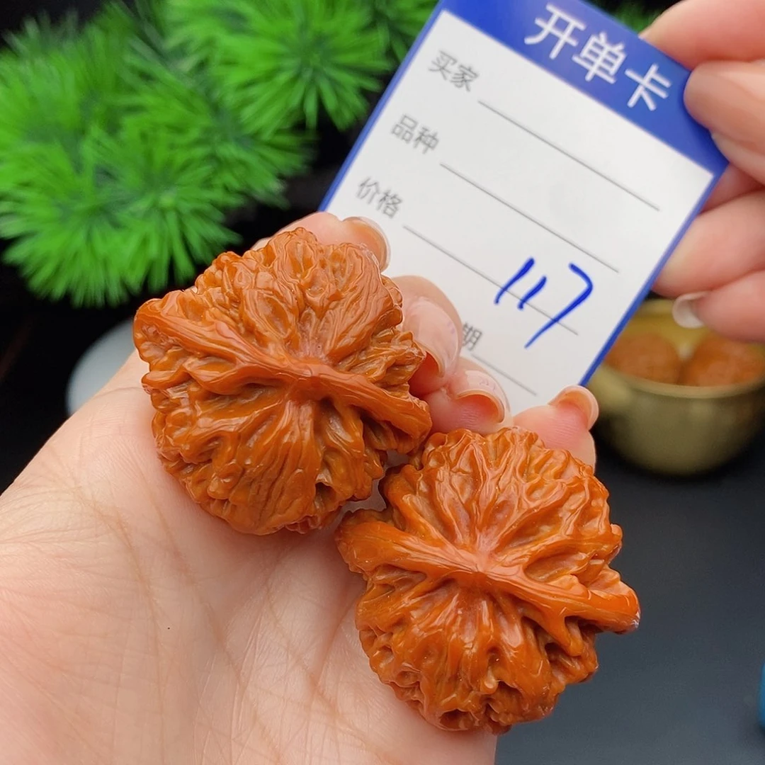 文玩核桃把件40苹果117