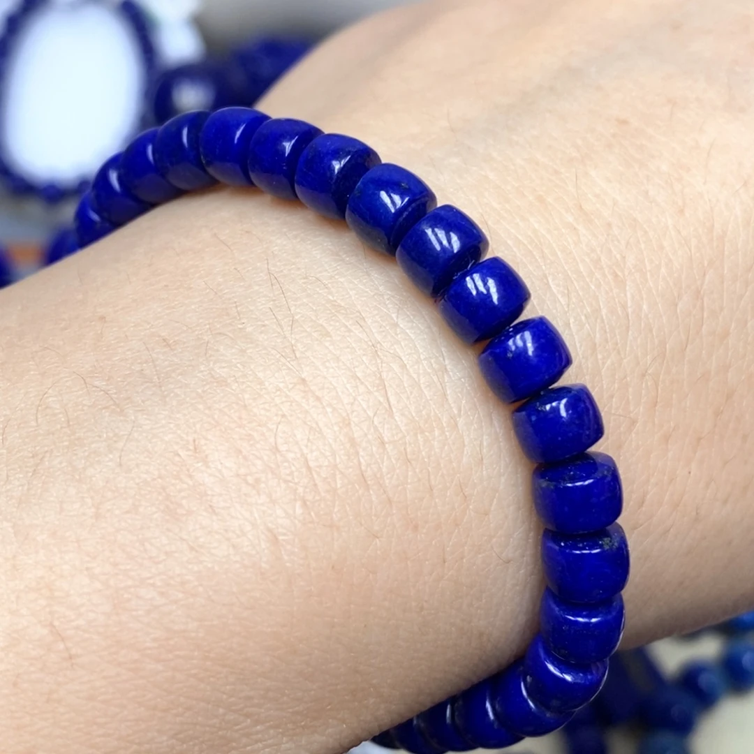 青金石未镶嵌手链