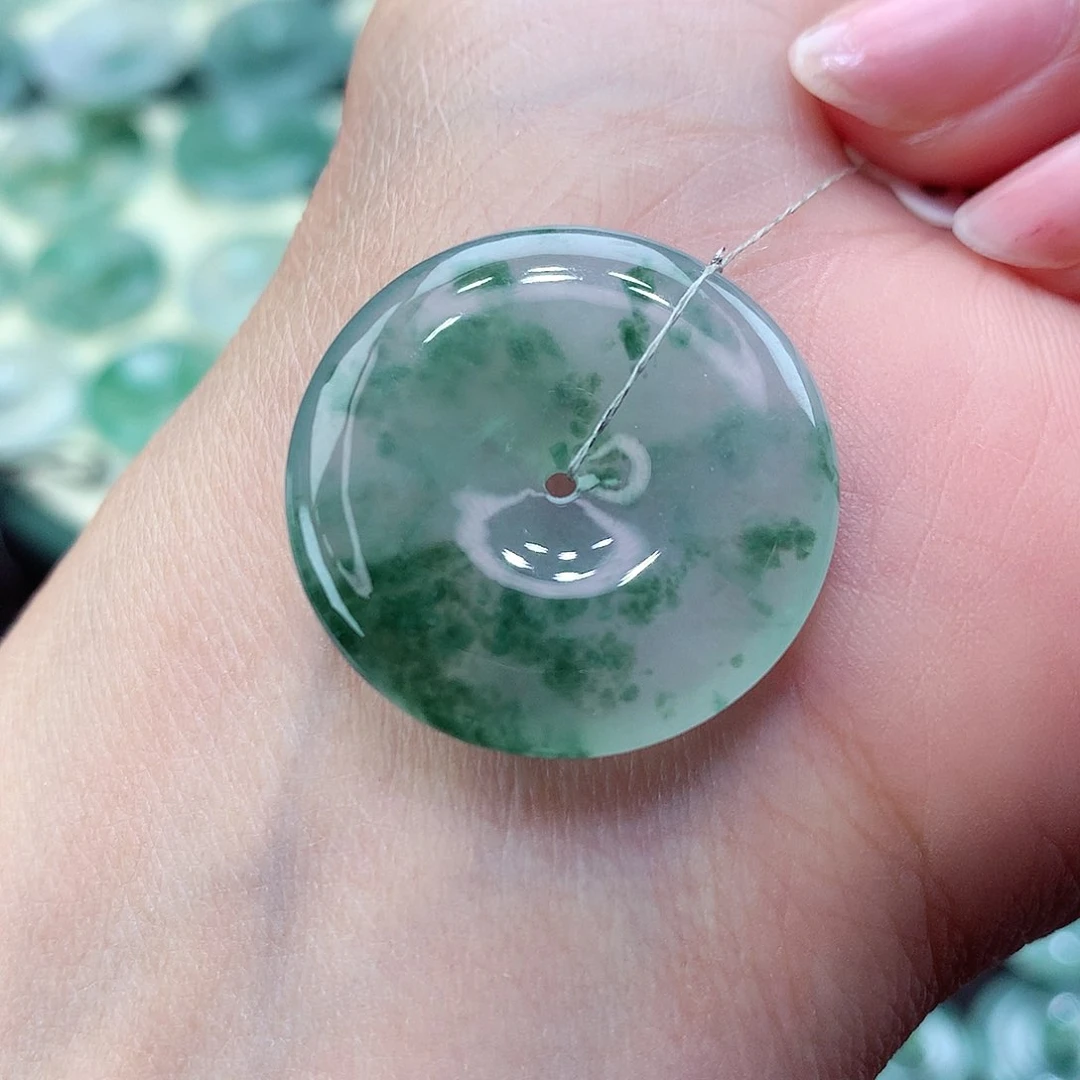 翡翠颈饰未镶嵌80尺寸25.8-4.5