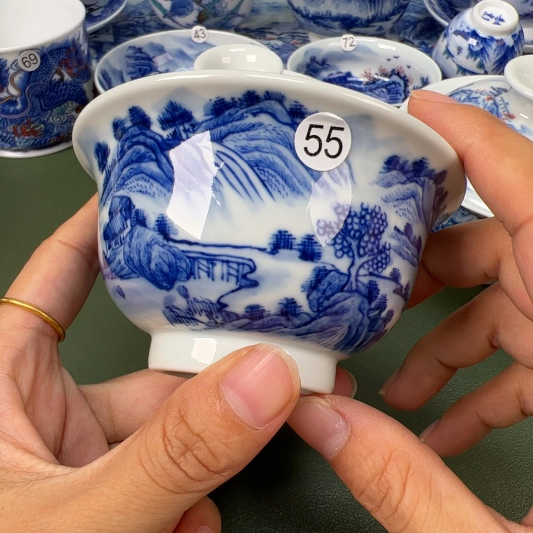 木木景德镇纯手工纯手绘茶具55