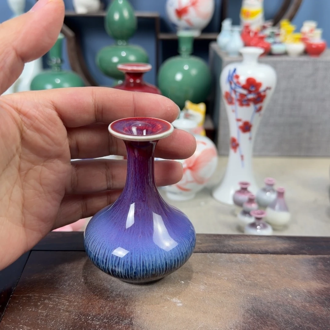 陶瓷手工小花器摆件