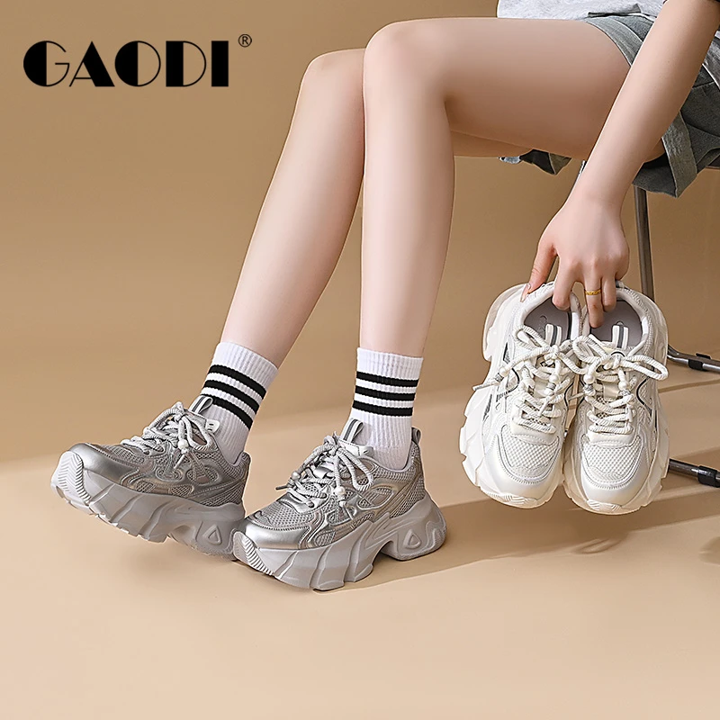GAODI/高蒂新款时尚潮流百搭透气厚底老爹鞋潮鞋244377Y602
