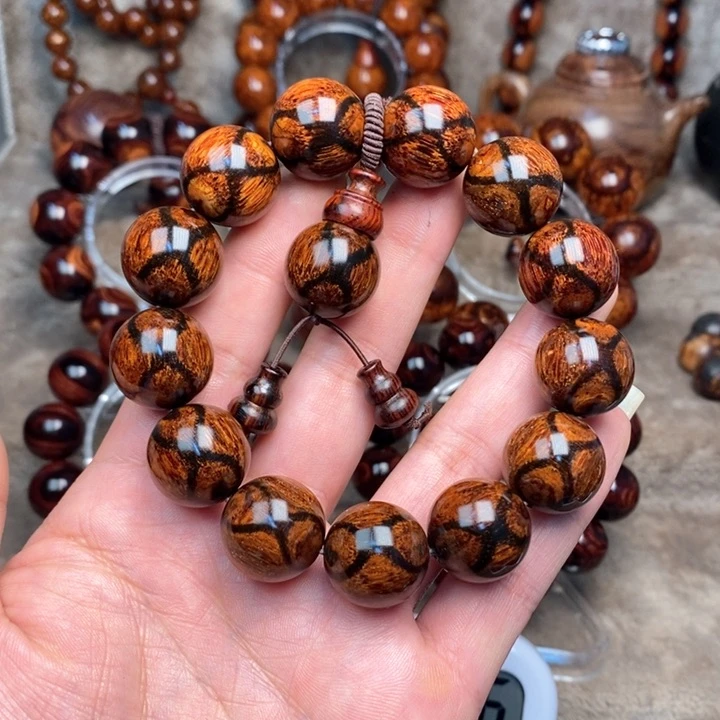 黄花梨/降香黄檀.***翔紫油梨成品加工手串