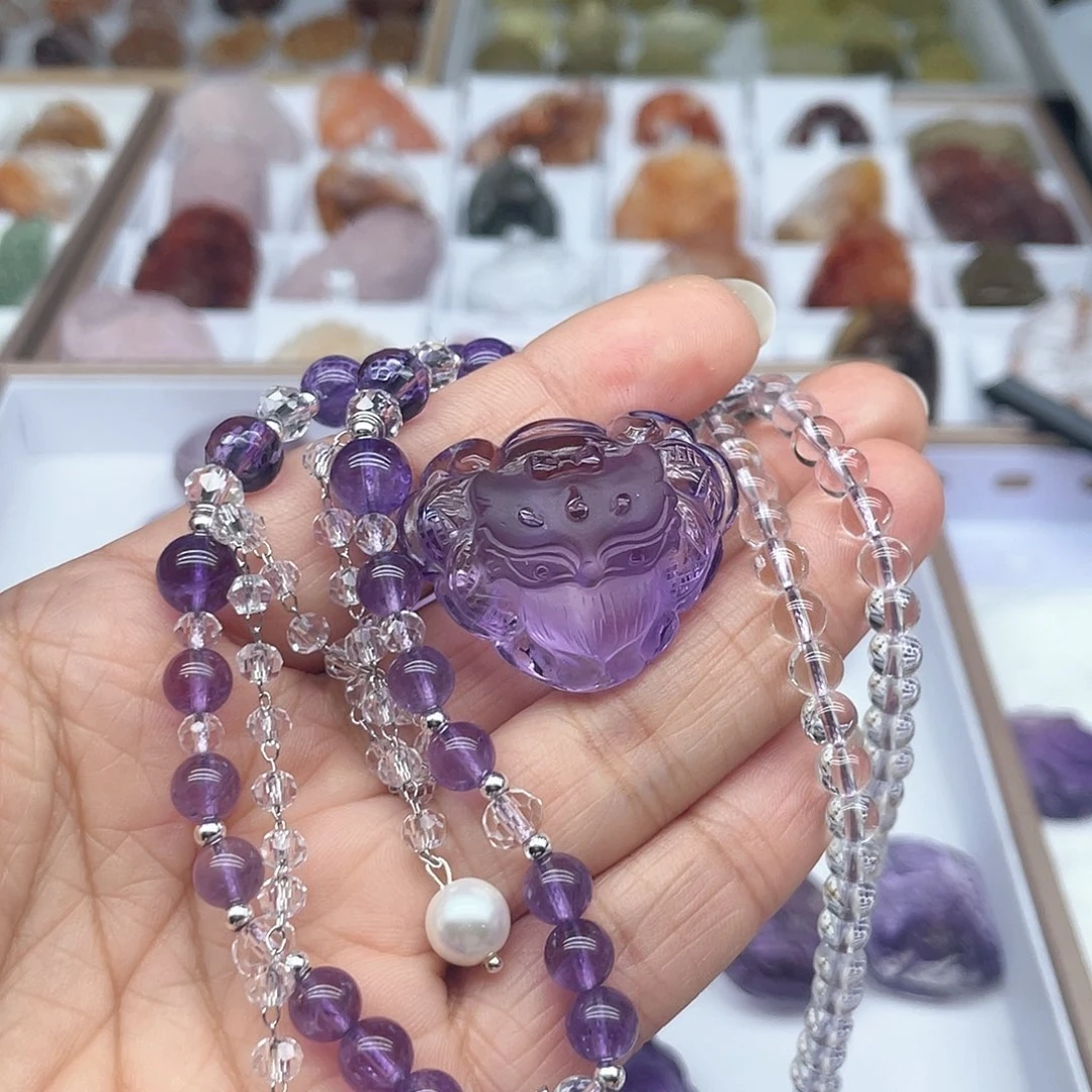 水晶吊坠(不含链)未镶嵌神***宝