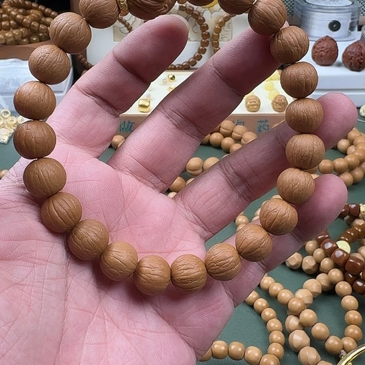 白***起手串猴头核桃聚宝盆