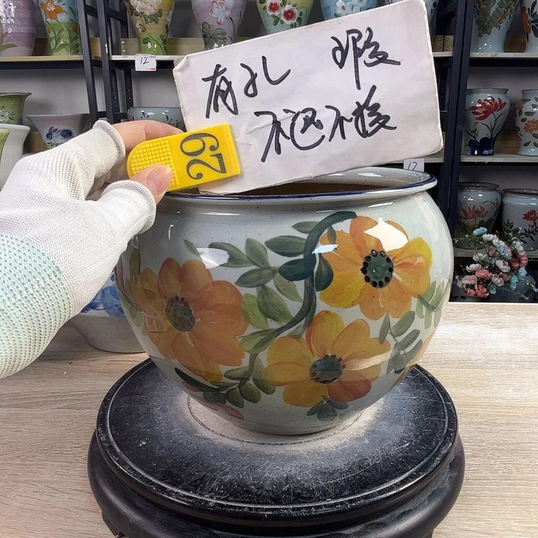 罐1tc景德镇陶瓷花盆