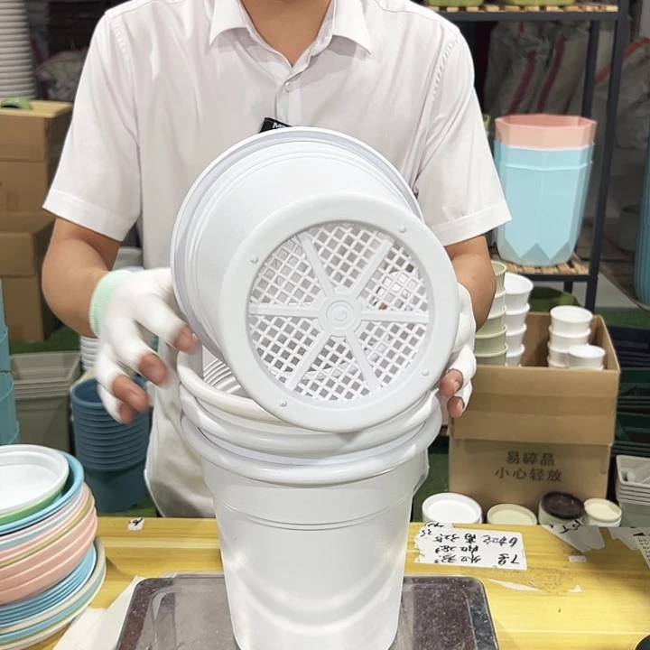 翻边口21高22白色无托4个