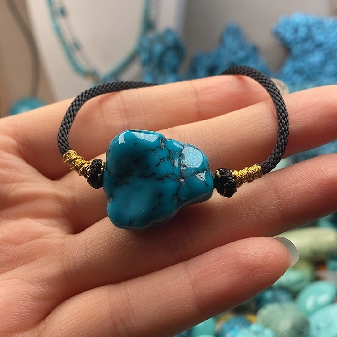 绿松石未镶嵌珠宝半成品