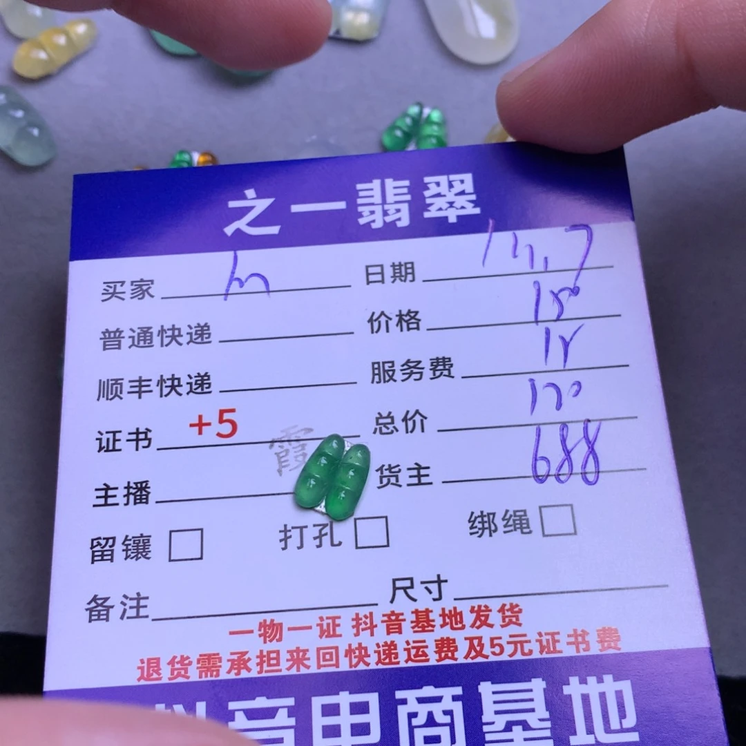颈饰未镶嵌翡翠m**宁
