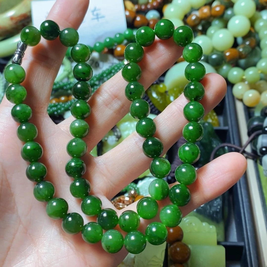 和田玉（碧玉）未镶嵌颈饰