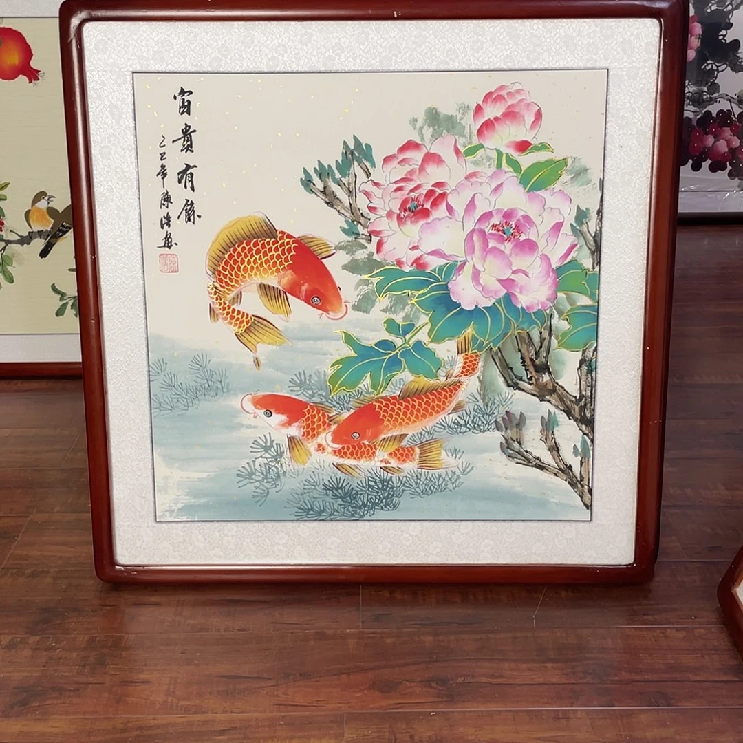 国画带框尺寸63*63厘米