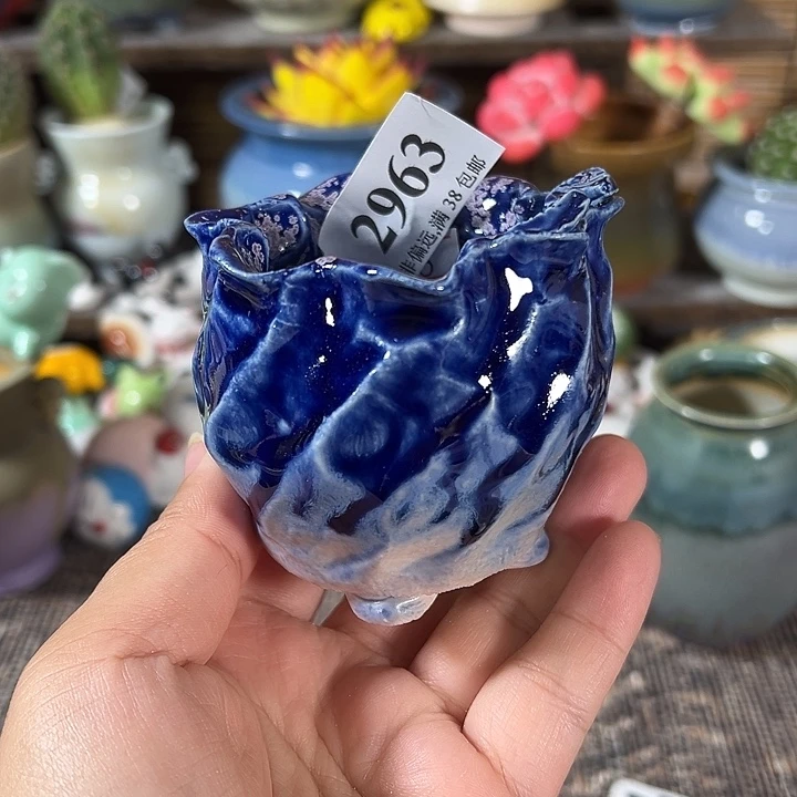 口5 手工花盆满30包邮
