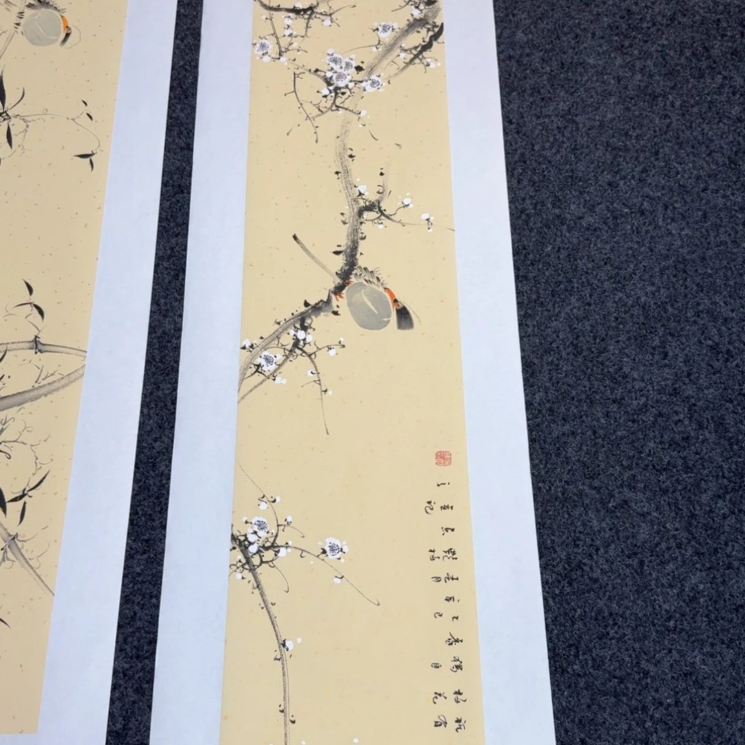 国画国画作品山水花鸟纯手绘