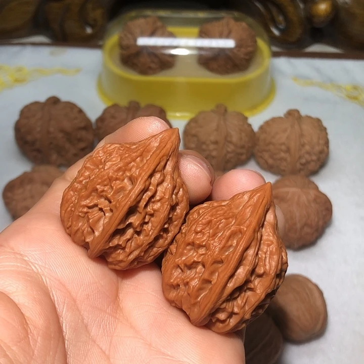 文玩核桃把件31瓷瓶鸭嘴