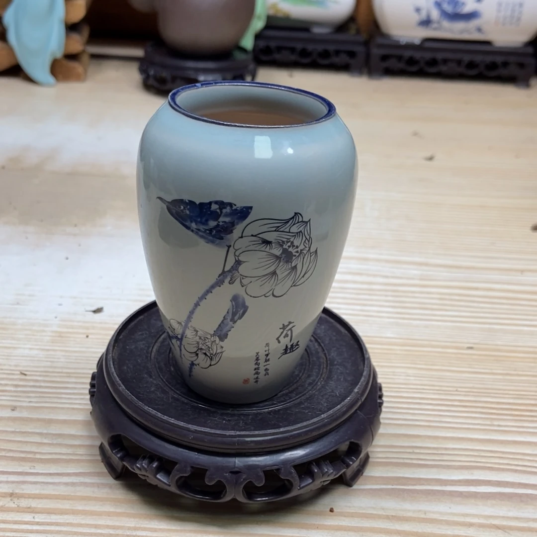 瓷片陶瓷花盆陶瓷艺术