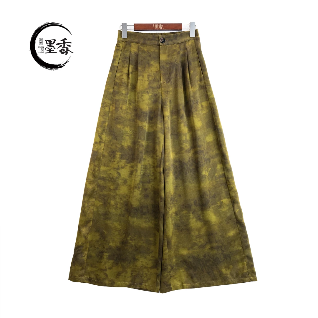 XuanGeMoXiang/轩阁墨香【秋香】时尚休闲国风新中式 裤子 MX33695