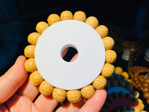 14mm东北小金豆暴力肌肉纹颗颗精卡一物一图桃核手串 高密