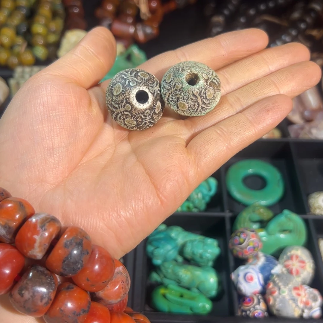 缘***你玛瑙/玉髓合金颈饰