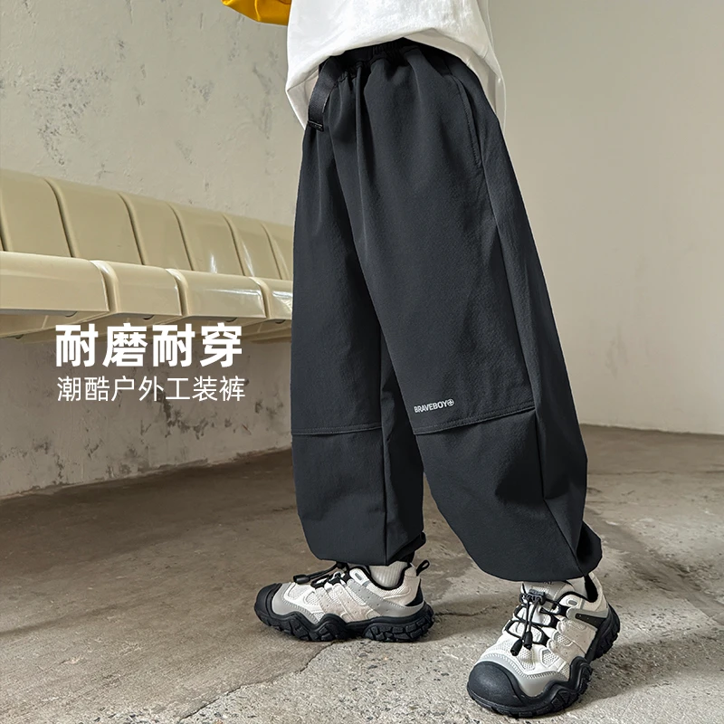【耐磨耐穿户外裤】男童裤子春装新款运动裤春秋款卫裤潮|25ak22