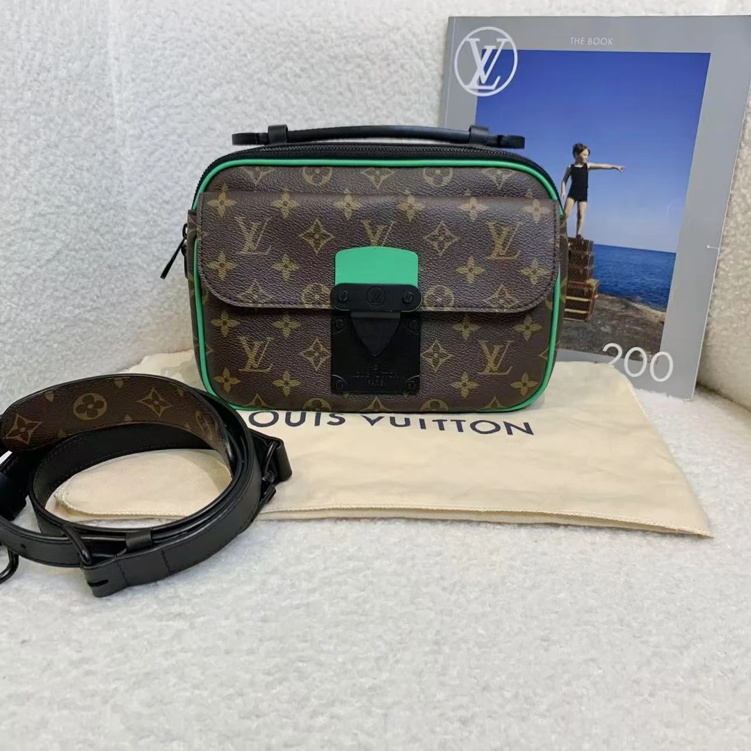 95新 LouisVuitton/路易威登 壹臻/S Lock邮差包  28032086