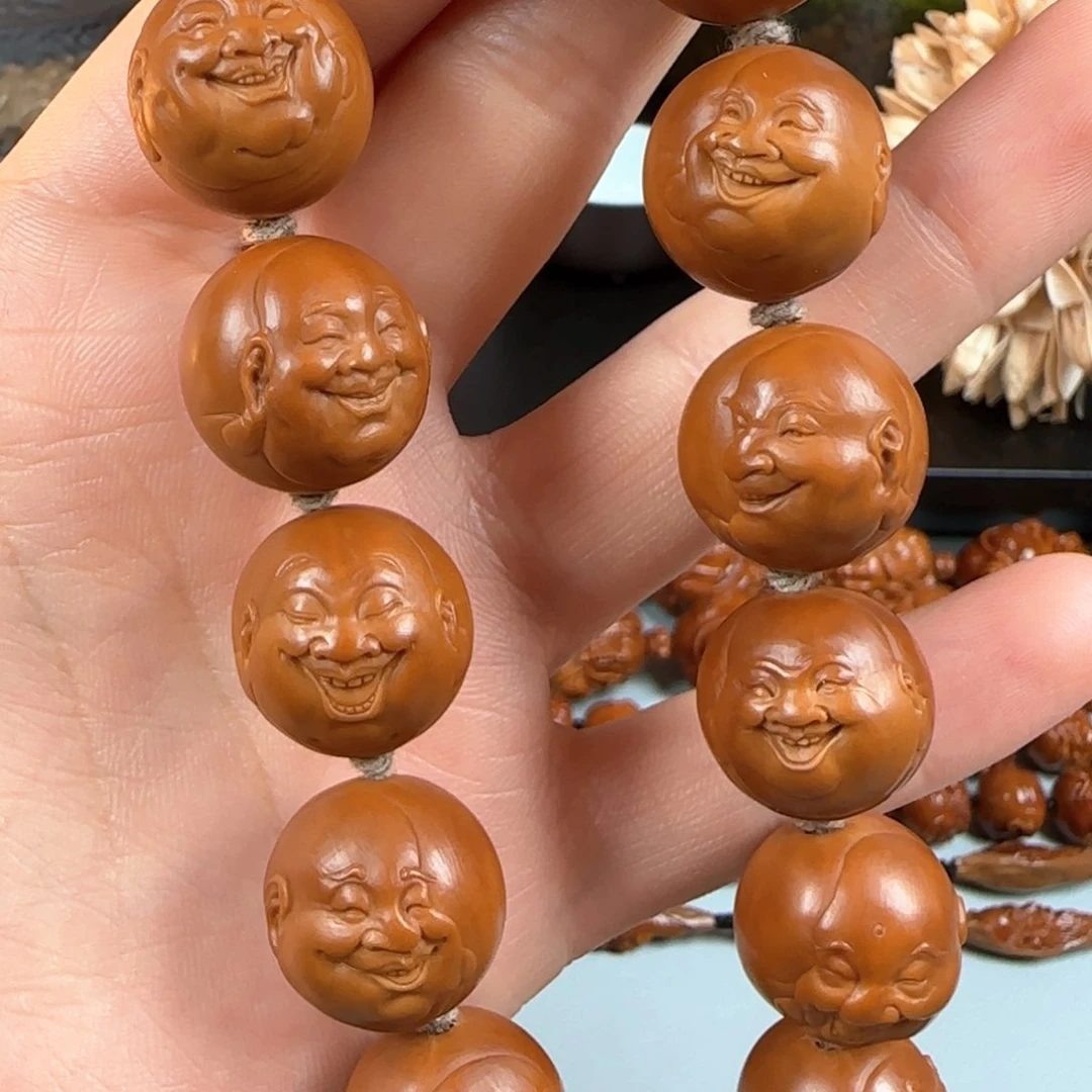 橄榄核手串/手链曹冬雪 17浮雕弥勒