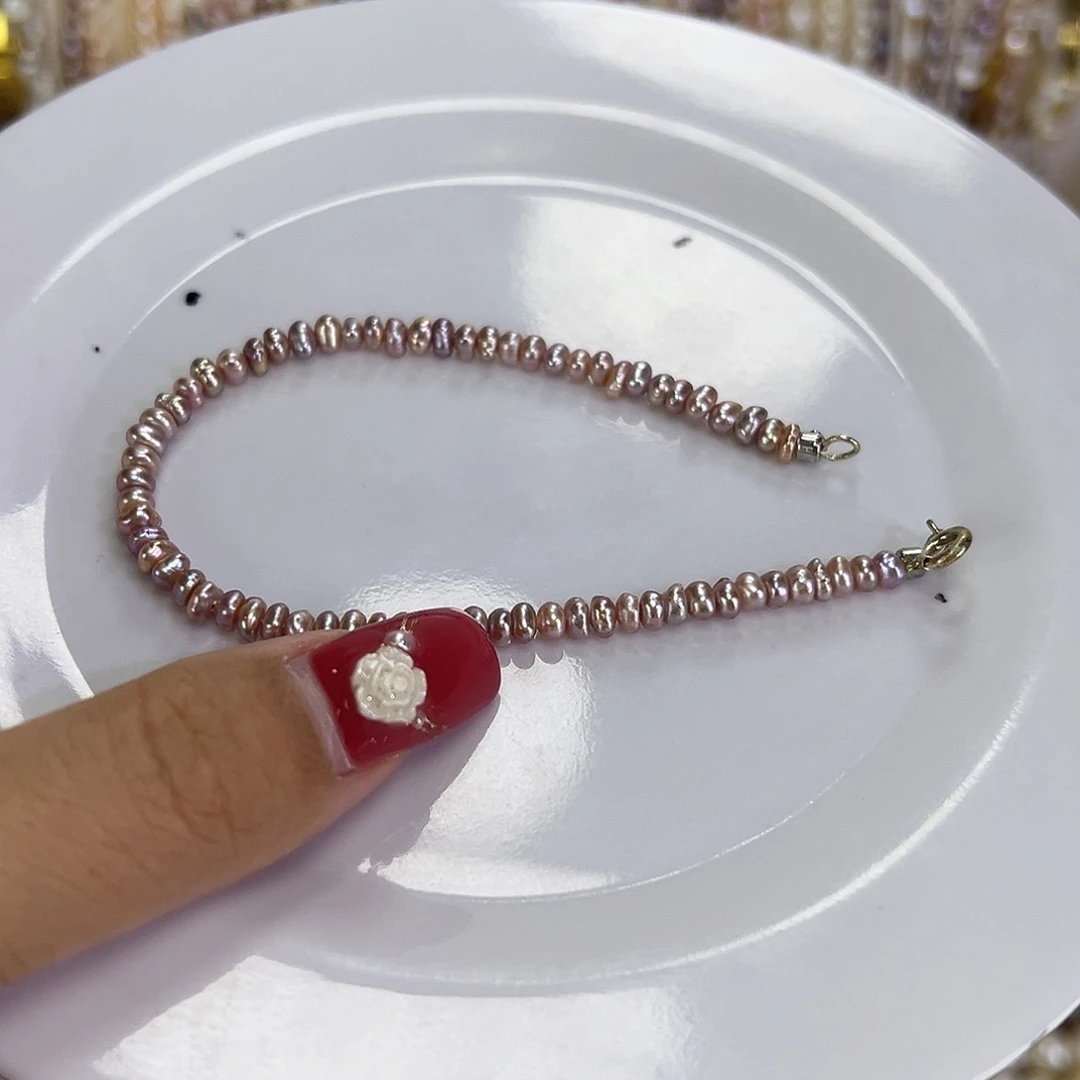 钛钢淡水珍珠手绳