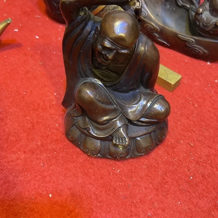 睿***祥黄铜摆件，文房工艺品摆件