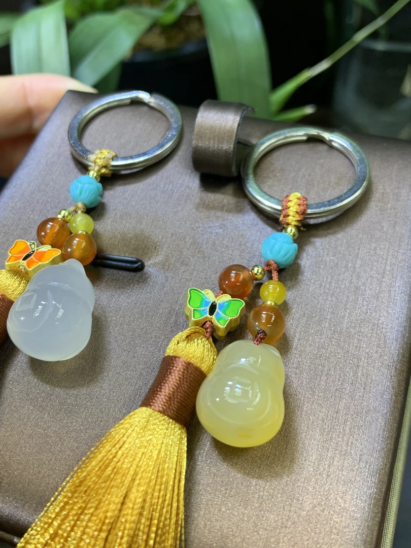 复古流苏招财葫芦挂件（多样性发其一）