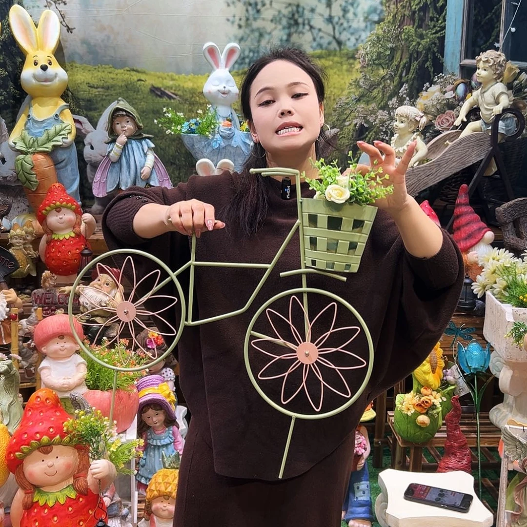 摆件花园摆件红红火火