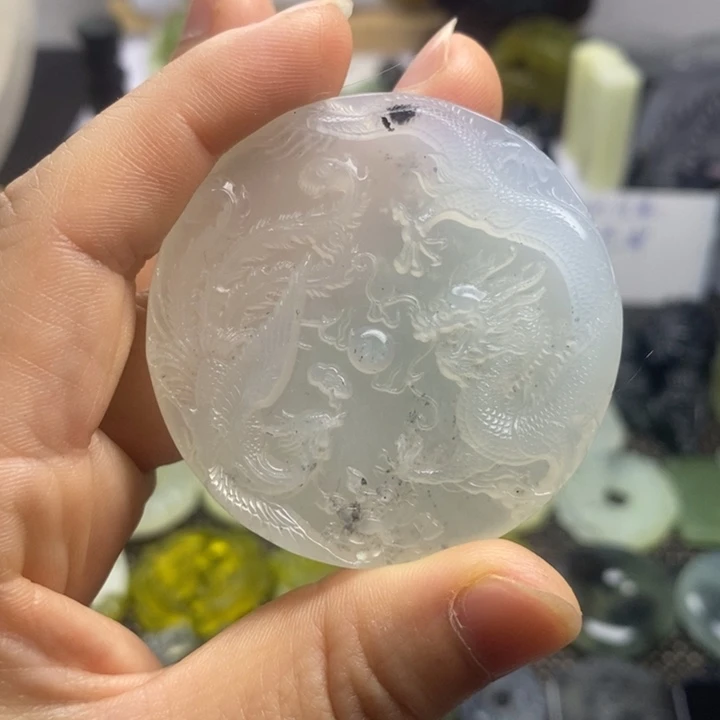 合金蛇纹石玉颈饰