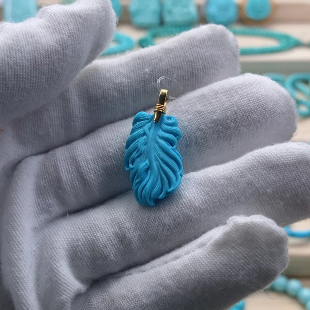 绿松石珠宝奇石未镶嵌