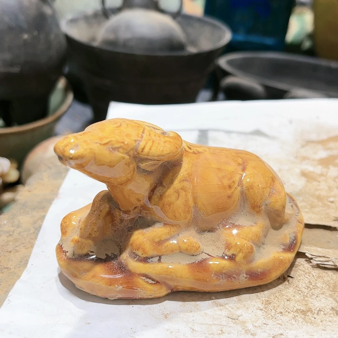 瓦当摆件摆件茶桌茶台陶瓷