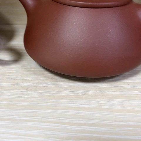 紫砂茶壶老紫泥满瓢260c c