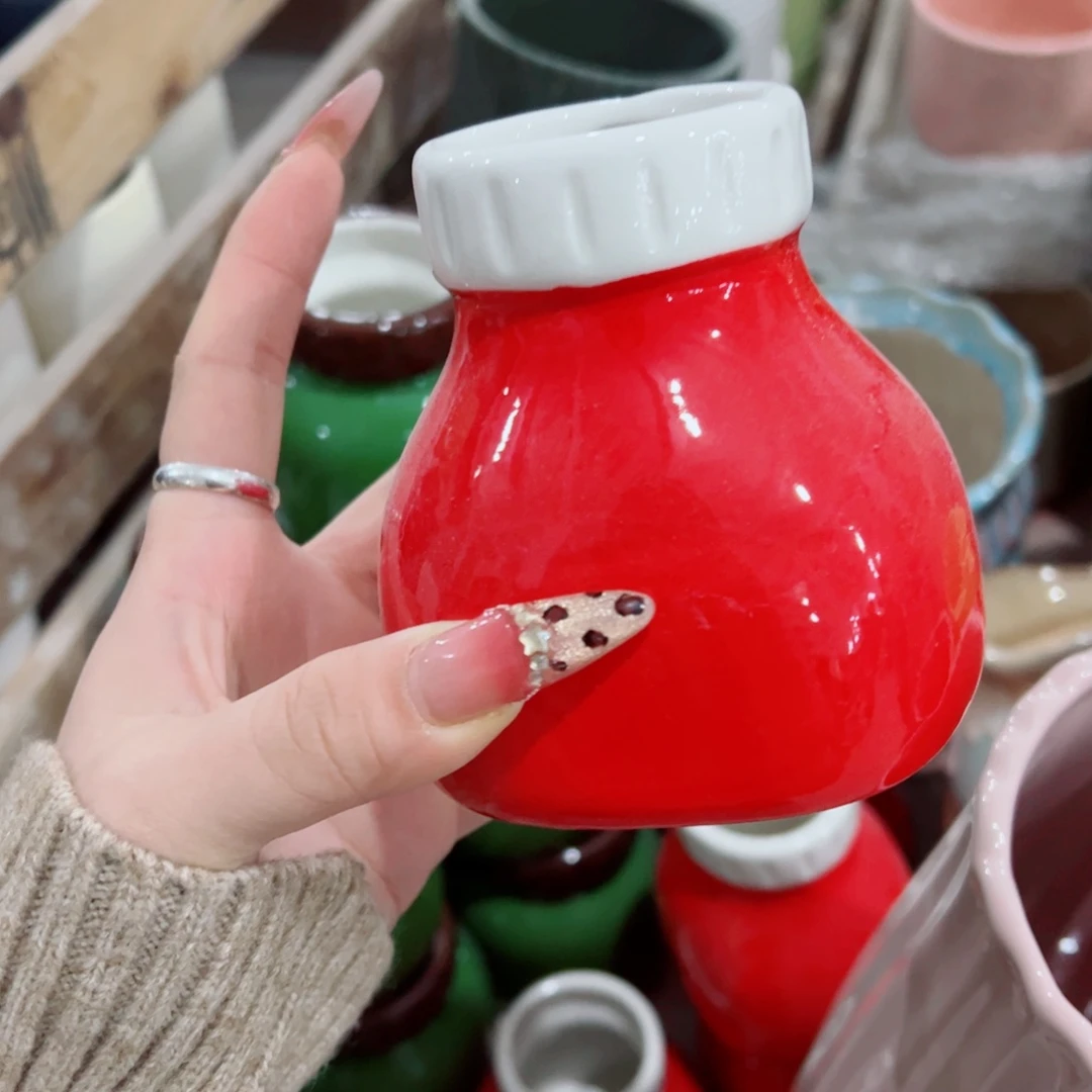 有孔，陶瓷花盆满10米包邮发货