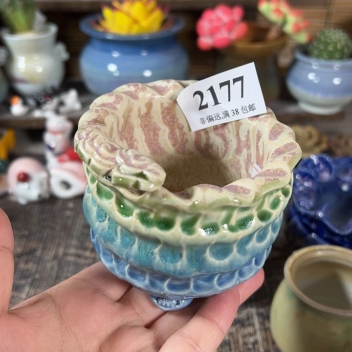 口6 手工花盆满30包邮