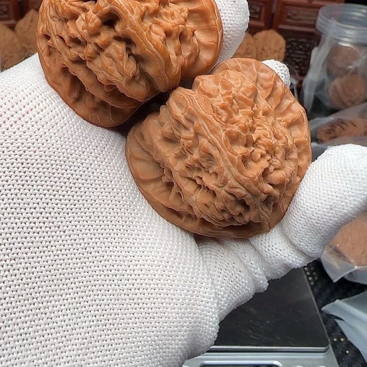 来***好吊坠文玩核桃全品三角白44尺福利