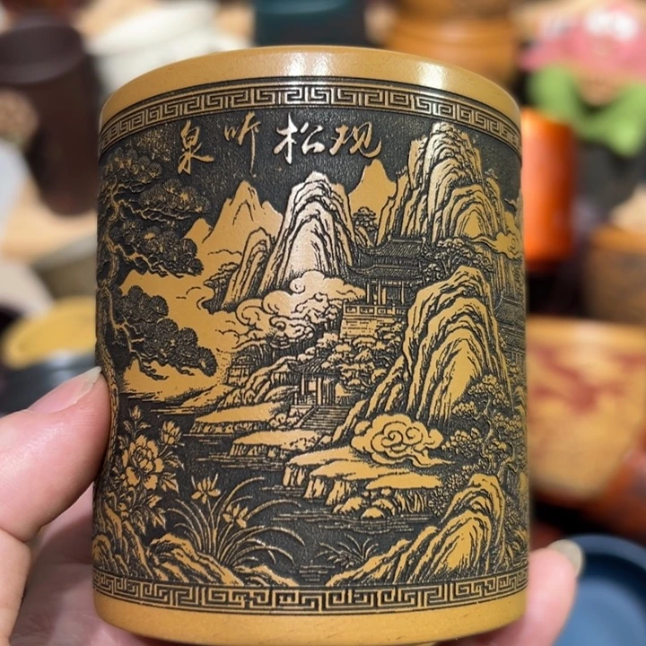 紫砂茶杯宜兴紫砂主人杯
