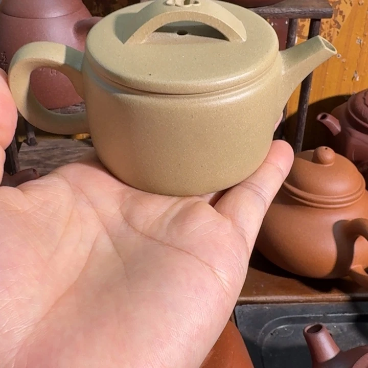 茶壶紫砂本绿汉瓦100cc