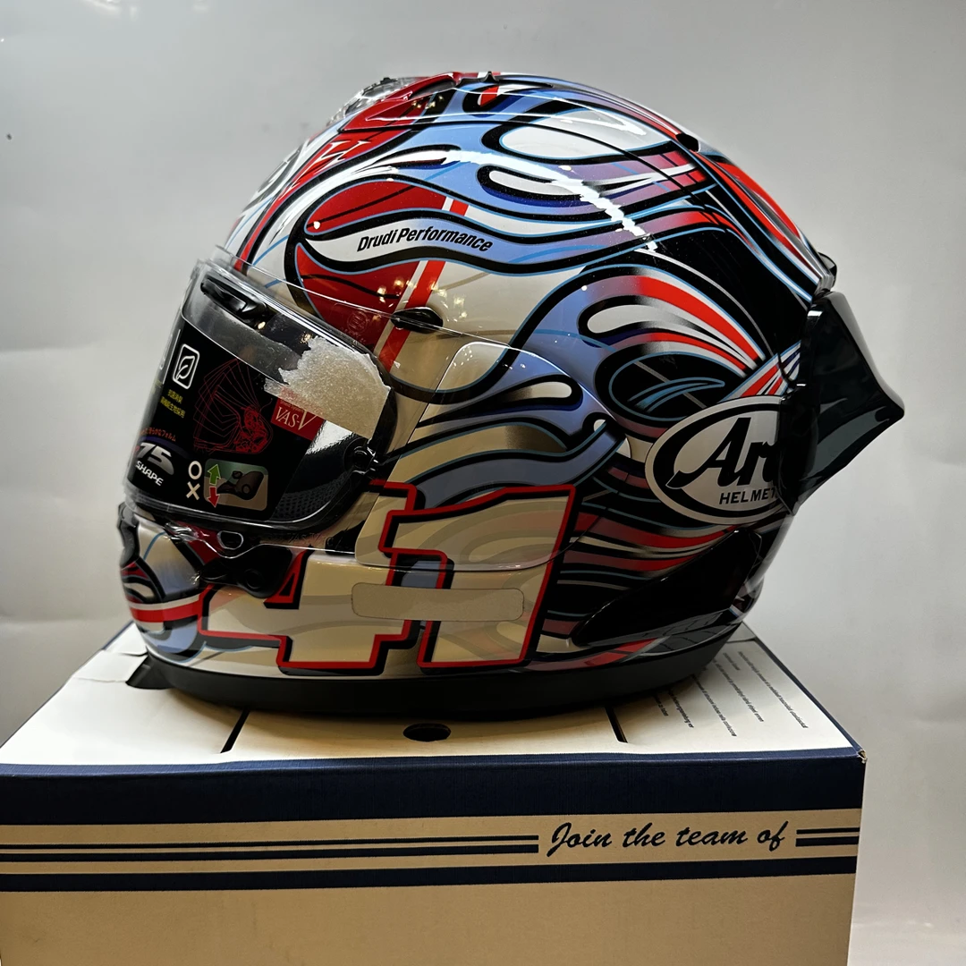 Arai rx7x芳贺纪行蓝火摩托车头盔m码日本进口正品