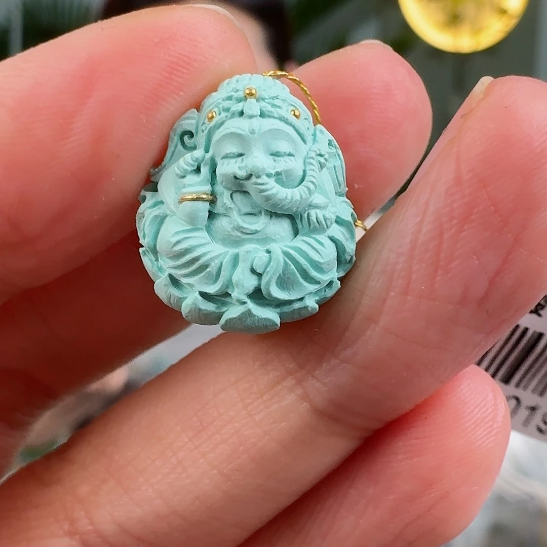 绿松石珠宝奇石未镶嵌