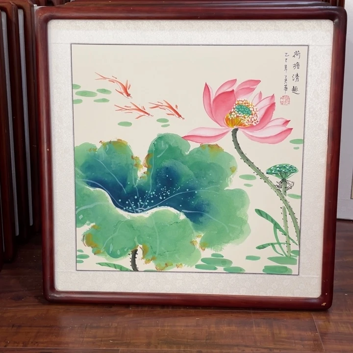 国画带框尺寸63*63厘米