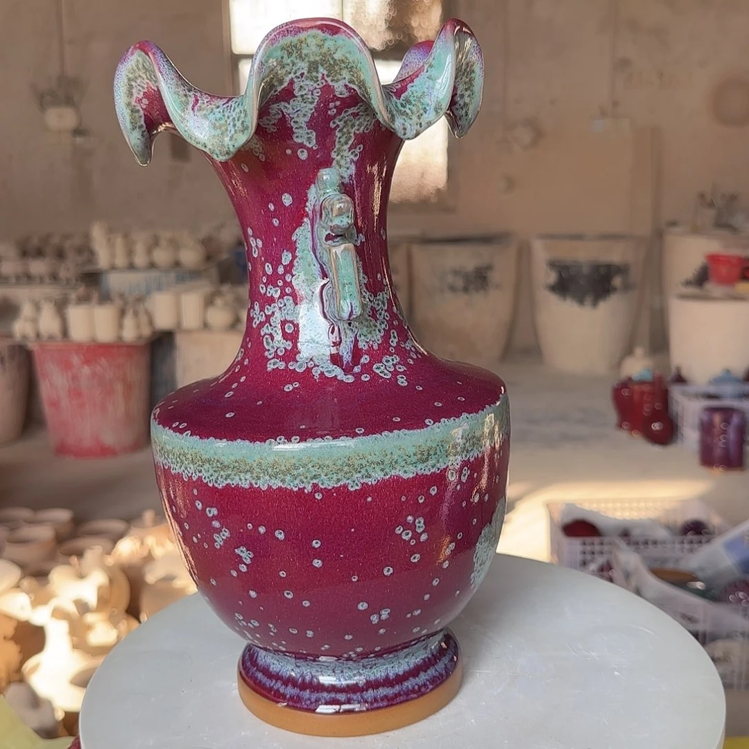 陶摆件郑家钧窑摆件