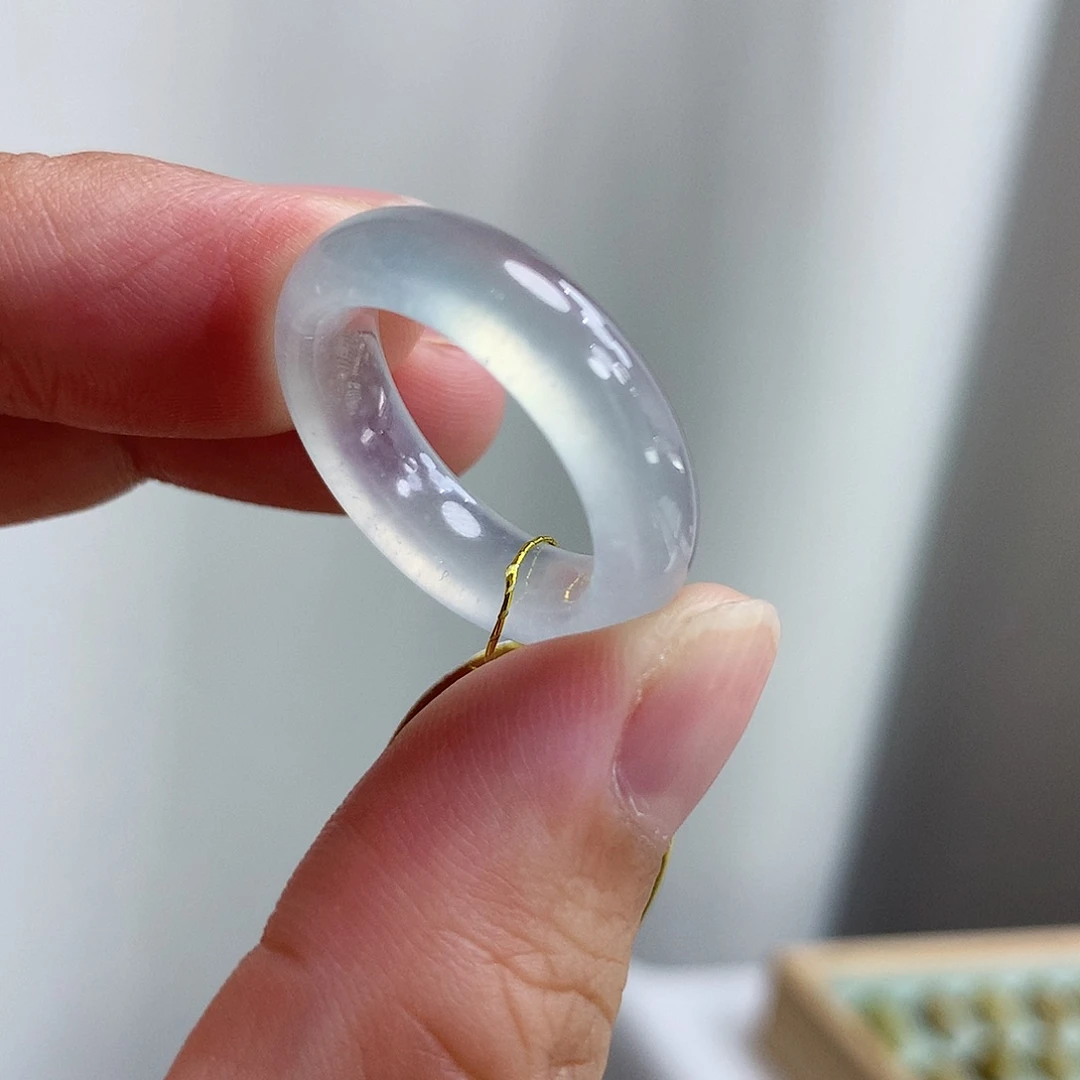 未镶嵌戒指翡翠14圈